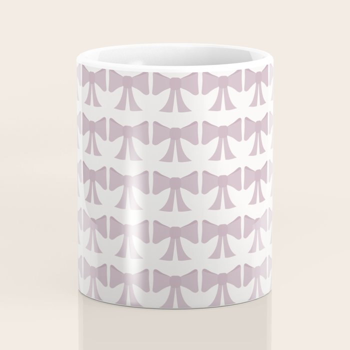 Vintage Bows IX Lavender Purple Coffee Mug Gallery Image 4