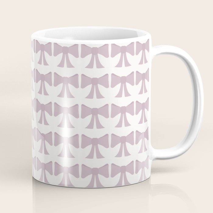 Vintage Bows IX Lavender Purple Coffee Mug Gallery Image 1