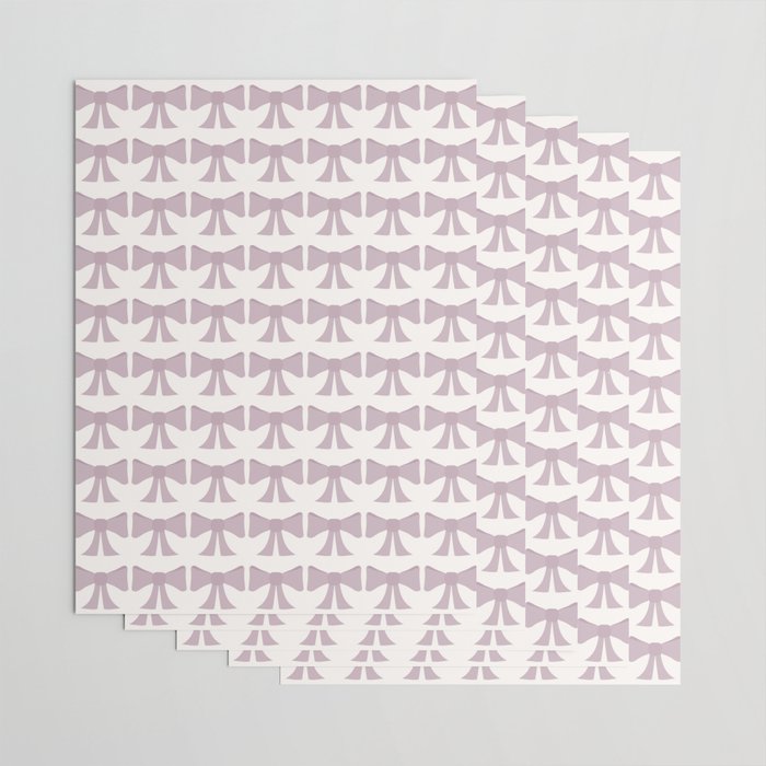 Vintage Bows IX Lavender Purple Wrapping Paper Gallery Image 3