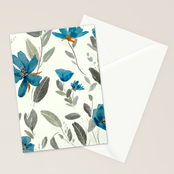 Happy Blues  Stationery Card Gallery Image 2