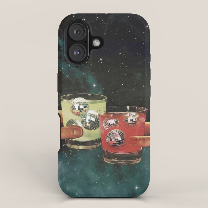 Cosmic Cheers - Disco Ball Margarita iPhone Case Gallery Image 1