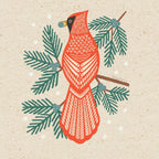 Cardinal Bird and Pine Branches Coffee Mug Gallery Image 2