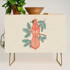 Cardinal Bird and Pine Branches Credenza Gallery Image 1