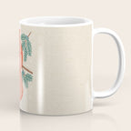 Cardinal Bird and Pine Branches Coffee Mug Gallery Image 1