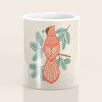 Cardinal Bird and Pine Branches Coffee Mug Gallery Image 4