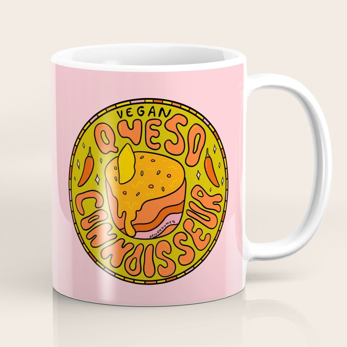 Vegan Queso Connoisseur Coffee Mug Gallery Image 1