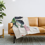 Botanic Form II Throw Blanket Gallery Image 1