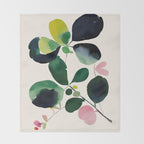Botanic Form II Throw Blanket Gallery Image 2