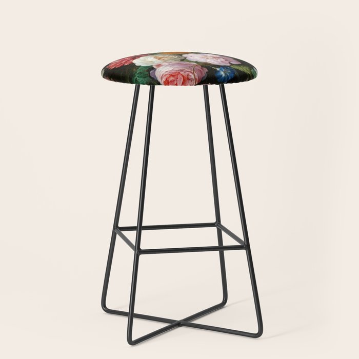 Jan Davidsz. de Heem "Still Life with Flowers in a Glass Vase" Stool Gallery Image 1