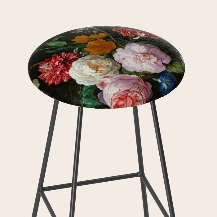 Jan Davidsz. de Heem "Still Life with Flowers in a Glass Vase" Stool Gallery Image 2