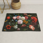 Jan Davidsz. de Heem "Still Life with Flowers in a Glass Vase" Rug Gallery Image 1