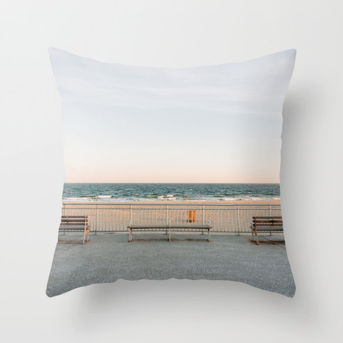 Rockaway Boardwalk 02 Throw Pillow Gallery Image 6
