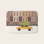 New York City Christmas Bath Mat Gallery Image 1