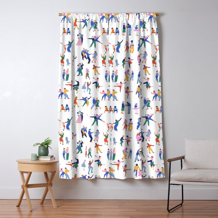 The Evolution of Dance Window Curtain Gallery Image 1