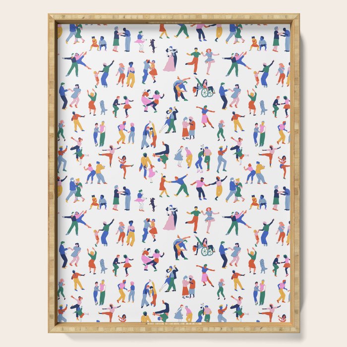 The Evolution of Dance Serving Tray Gallery Image 1
