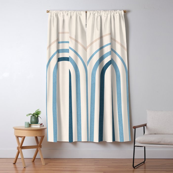 minimal geometric art 4 Window Curtain Gallery Image 5
