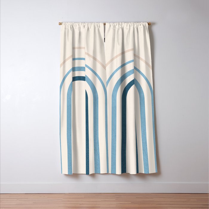 minimal geometric art 4 Window Curtain Gallery Image 3