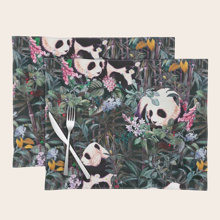 Rainforest Pandas Placemat Gallery Image 1