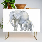 Mother and Baby Elephants Credenza Gallery Image 1
