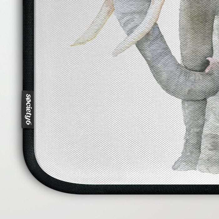 Mother and Baby Elephants Laptop Sleeve Gallery Image 3