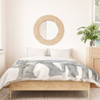 Mother and Baby Elephants Duvet Cover Gallery Image 3