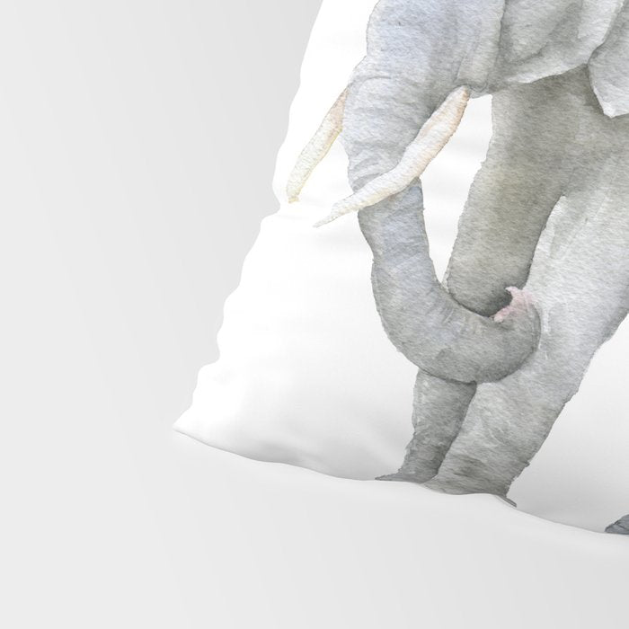 Mother and Baby Elephants Pillow Sham Gallery Image 4