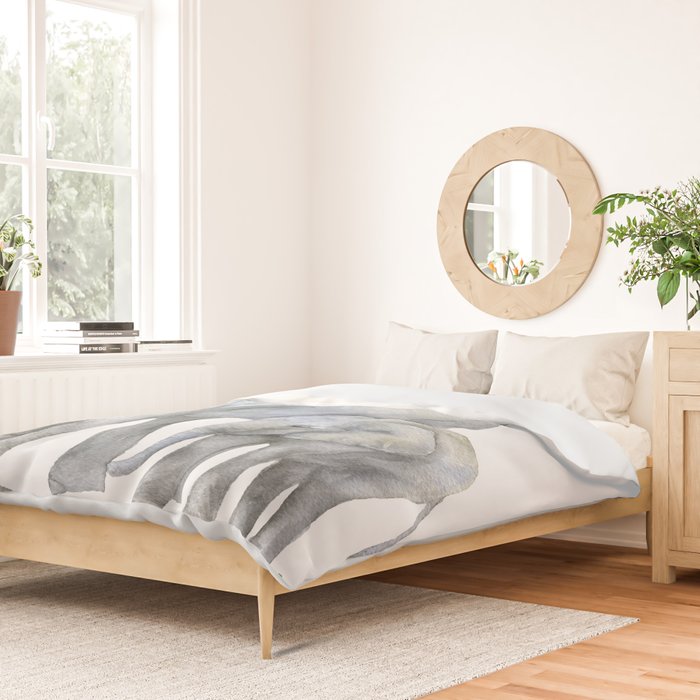 Mother and Baby Elephants Duvet Cover Gallery Image 2