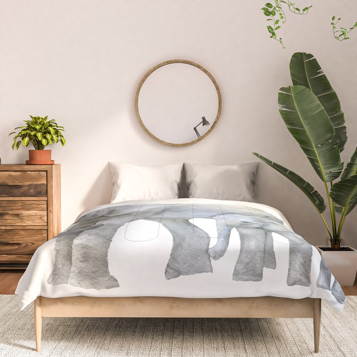 Mother and Baby Elephants Comforter Gallery Image 3