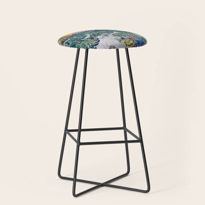 Couple Walking among Olive Trees, Vincent Van Gogh Stool Gallery Image 1