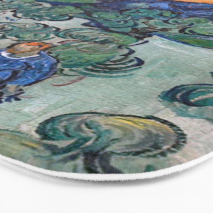 Couple Walking among Olive Trees, Vincent Van Gogh Bath Mat Gallery Image 3