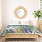 Couple Walking among Olive Trees, Vincent Van Gogh Duvet Cover Gallery Image 3