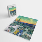 Couple Walking among Olive Trees, Vincent Van Gogh Jigsaw Puzzle Gallery Image 2