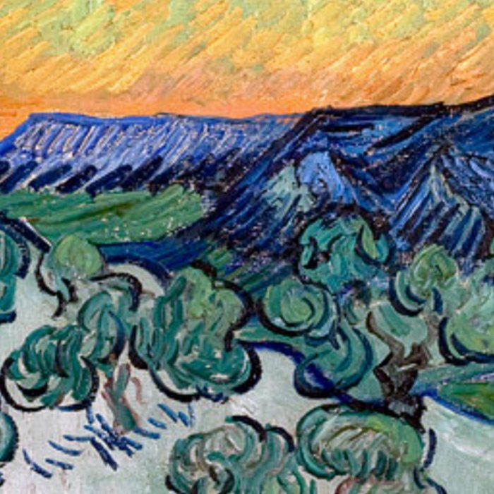 Couple Walking among Olive Trees, Vincent Van Gogh Coffee Mug Gallery Image 2