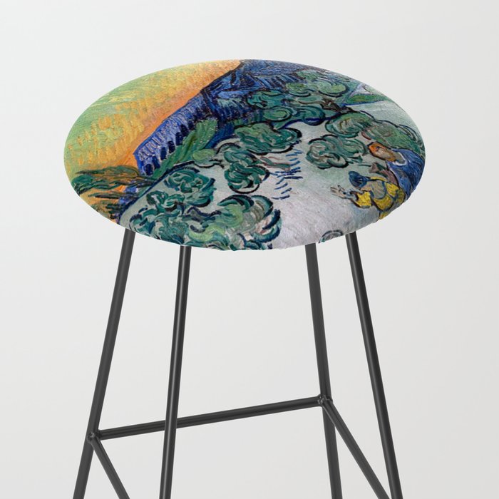 Couple Walking among Olive Trees, Vincent Van Gogh Stool Gallery Image 2