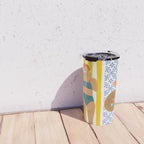 How To Vacay With Your Tiger, Human Animal Connection Illustration, Tropical Travel Morocco Painting Travel Mug Gallery Image 4