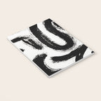Black and White Abstract Pattern 1: A minimal black and white pattern by Alyssa Hamilton Art Notebook Gallery Image 3