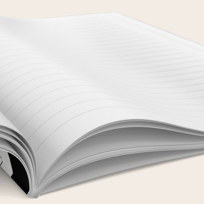 Black and White Abstract Pattern 1: A minimal black and white pattern by Alyssa Hamilton Art Notebook Gallery Image 2