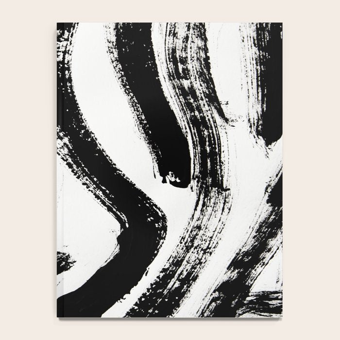 Black and White Abstract Pattern 1: A minimal black and white pattern by Alyssa Hamilton Art Notebook Gallery Image 4