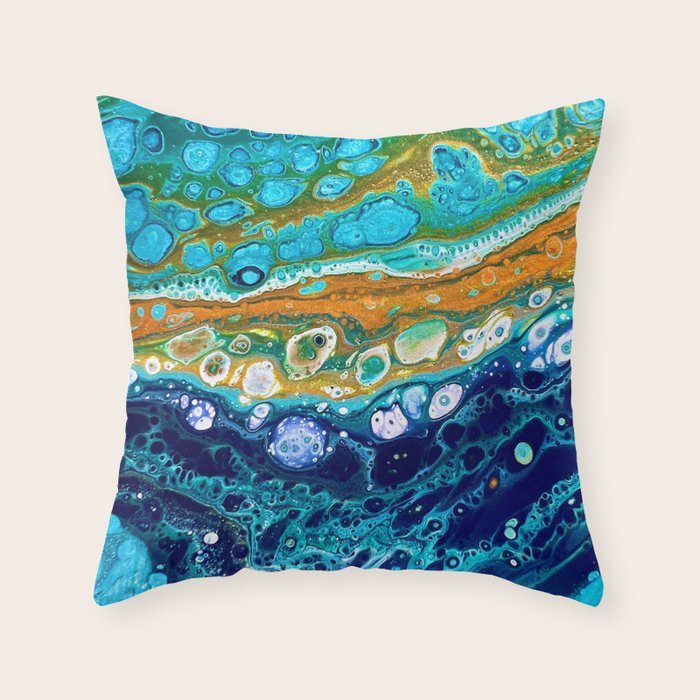 Multi Eruption Throw Pillow Gallery Image 1
