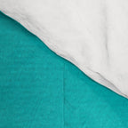 Turquoise Minimalist Bold Artwork Comforter Gallery Image 4