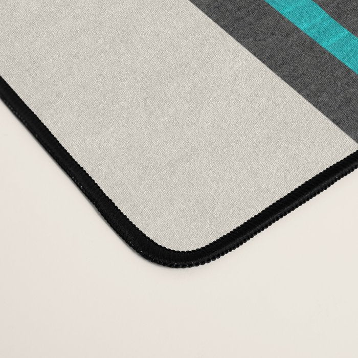 Turquoise Minimalist Bold Artwork Desk Mat Gallery Image 4