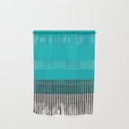Turquoise Minimalist Bold Artwork Wall Hanging Gallery Image 1