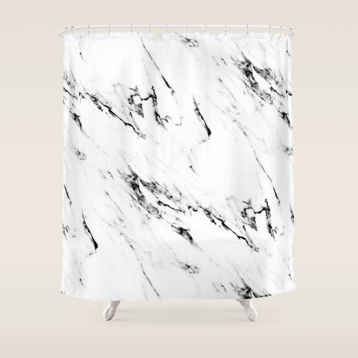 Classic Marble Shower Curtain Gallery Image 1
