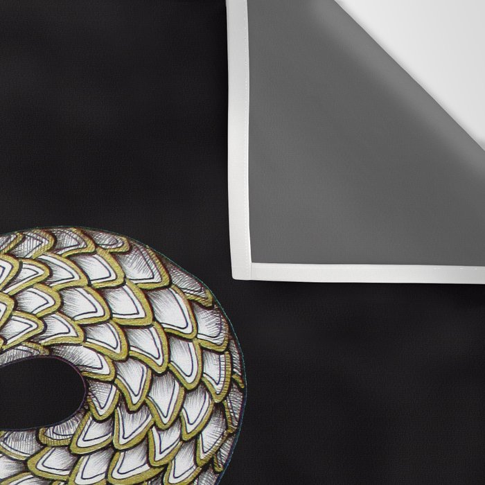 Snake's Charm in Black Wall Tapestry Gallery Image 3