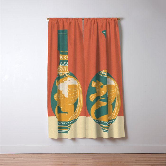 Ancient vase  Window Curtain Gallery Image 3