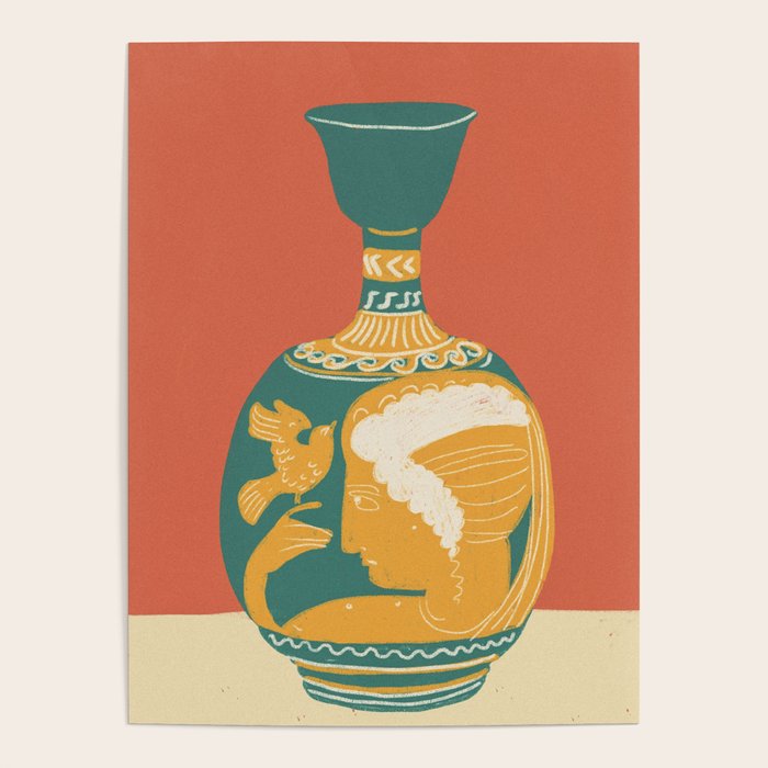 Ancient vase  Poster Gallery Image 1