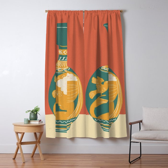 Ancient vase  Window Curtain Gallery Image 5