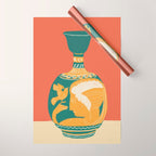 Ancient vase  Wrapping Paper Gallery Image 1