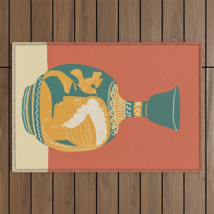 Ancient vase  Outdoor Rug Gallery Image 1