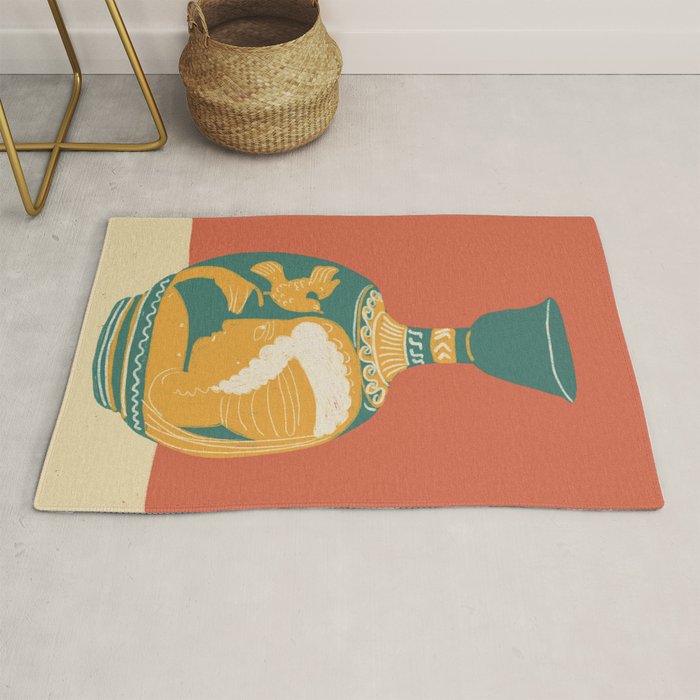 Ancient vase  Rug Gallery Image 1